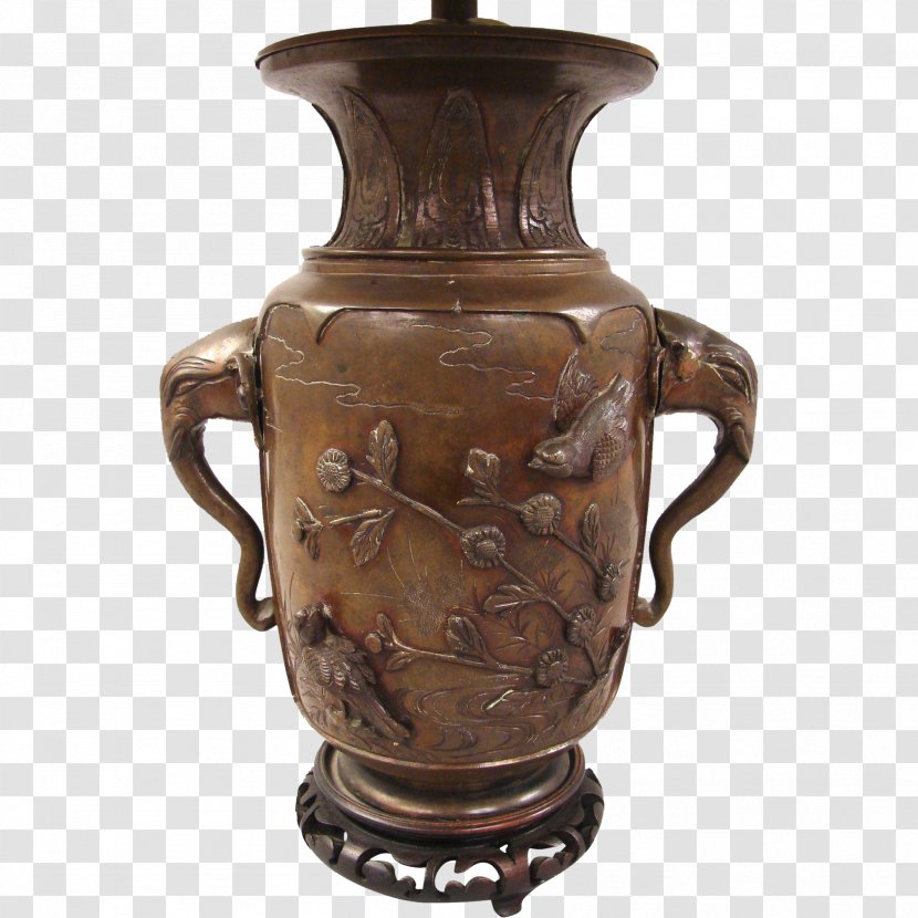 Vase Ceramic Bronze Antique Urn Transparent PNG