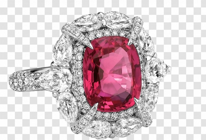 Ruby Gemstone Sapphire Ring Diamond - Body Jewellery Transparent PNG