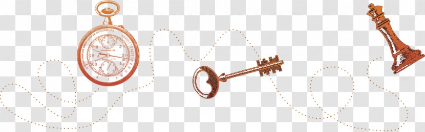 Pocket Watch Body Jewellery - Flower - Escape Room Transparent PNG