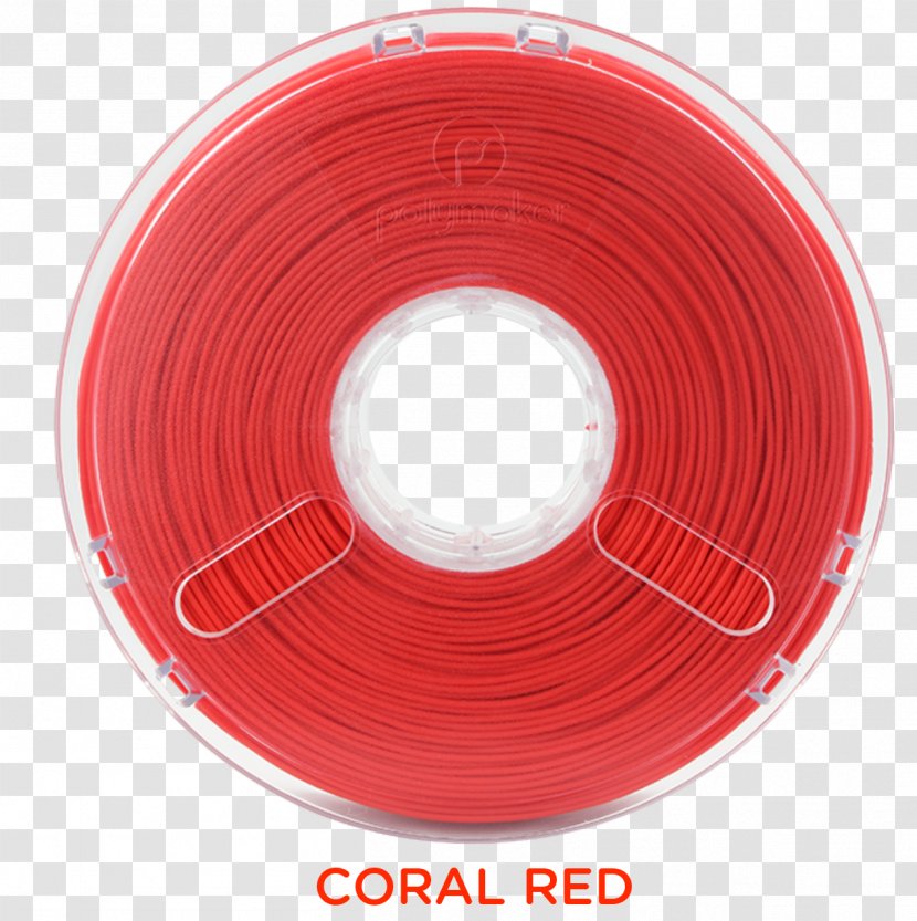 3D Printing Filament Polylactic Acid Printer Fused Fabrication - Red Coral Transparent PNG