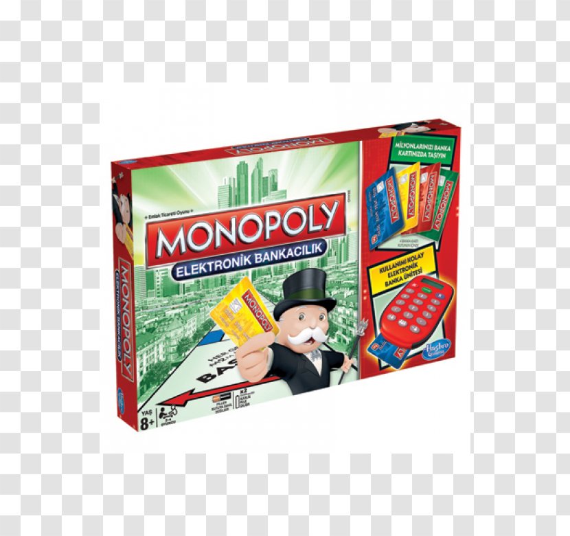 Monopoly Junior Board Game Hasbro Electronic Banking - Ultimate - Toy Transparent PNG