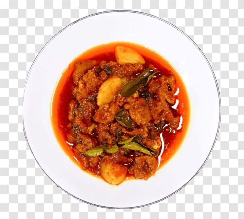 Red Curry Asam Pedas Bakkwa Gravy - Meat Transparent PNG