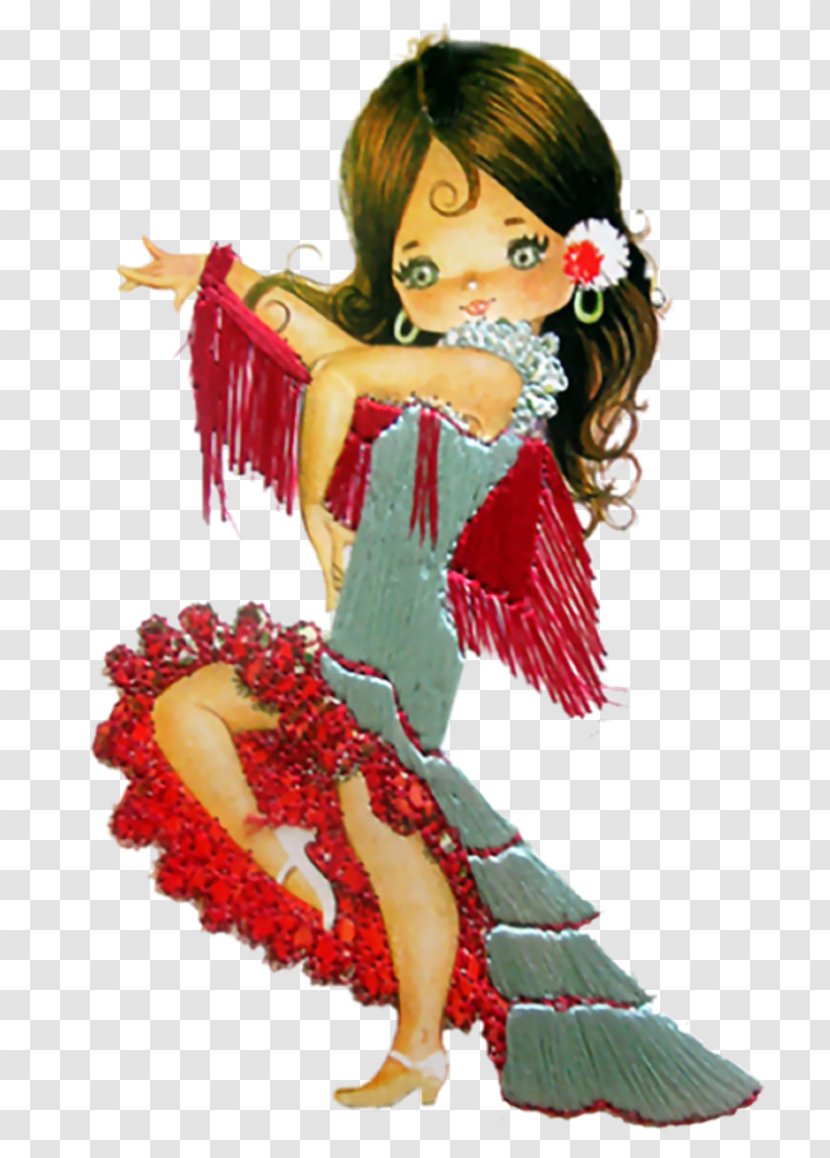 Post Cards Dance Flamenco Doll - Folk Transparent PNG