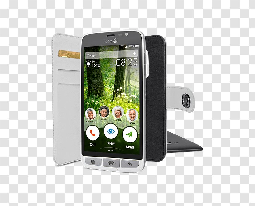 Doro Smartphone Seniorenhandy 4G Android - Unlocked - Mobile Case Transparent PNG
