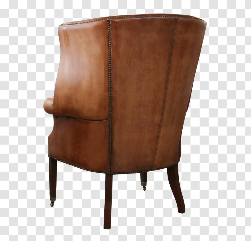 Club Chair Wing Design Georgian Architecture - Furniture - LEATHER CHAIR Transparent PNG