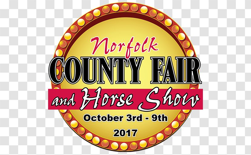 Norfolk County Fair And Horse Show Logo Brand Font Transparent PNG