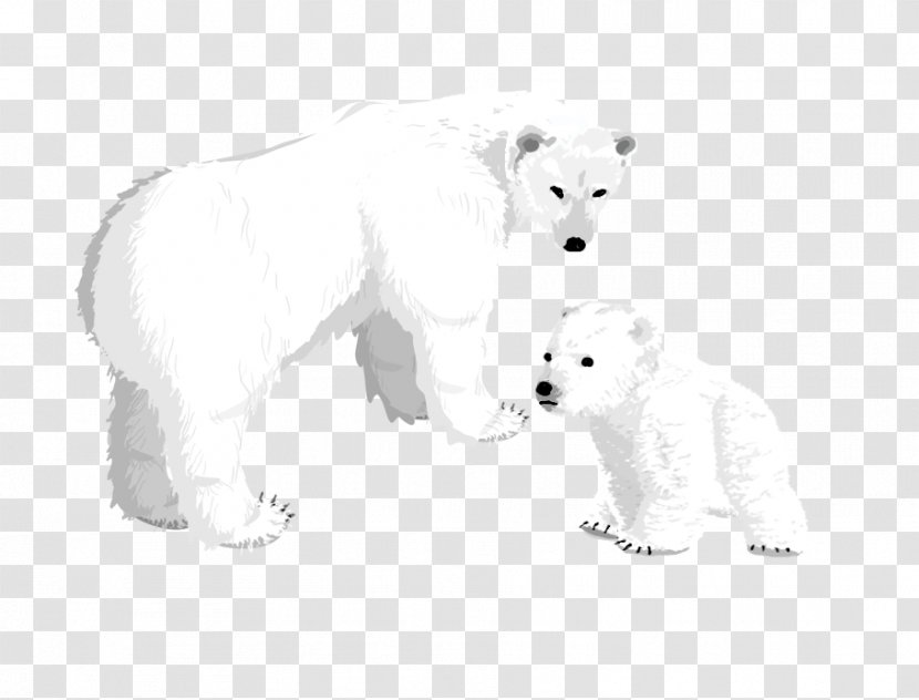 Polar Bear Arctic Ice Pack - Cat Like Mammal Transparent PNG