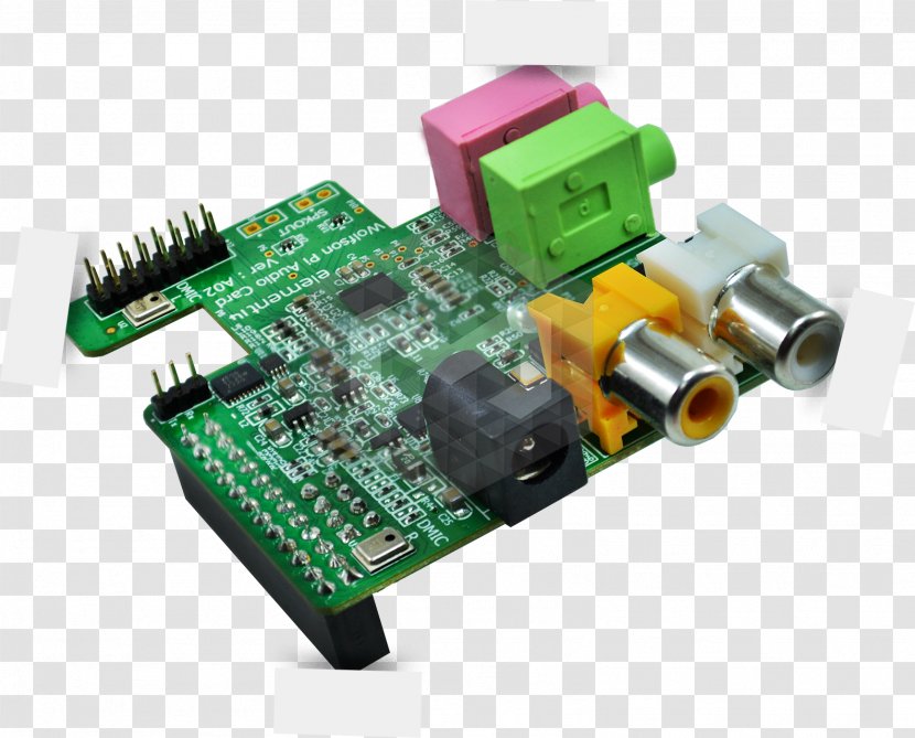 Microcontroller TV Tuner Cards & Adapters Electronic Engineering Sound Audio Electronics - Circuit Component - Raspberry Pi Transparent PNG