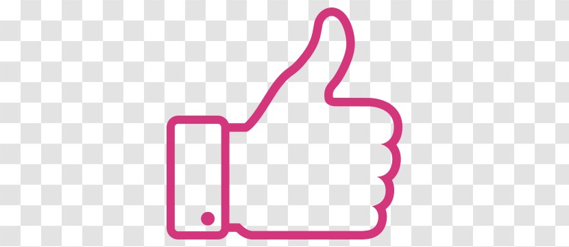 Thumb Signal Social Media Facebook Like Button - Finger Transparent PNG