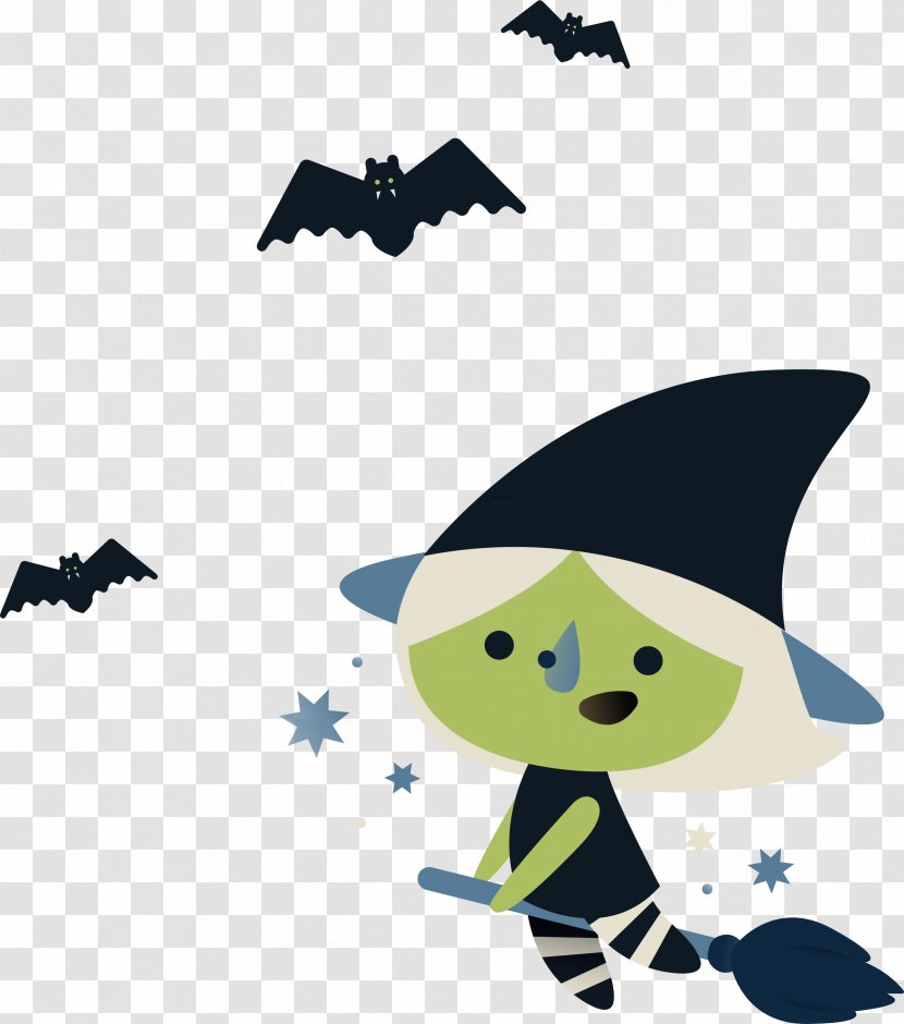 Flight Boszorkxe1ny Illustration - Material - Flying Witch Transparent PNG