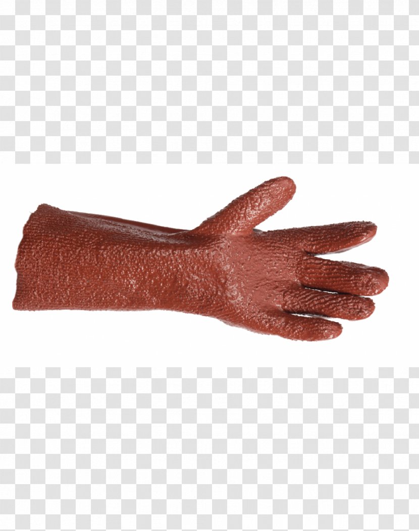 Thumb Elbow Hand Glove Red Transparent PNG