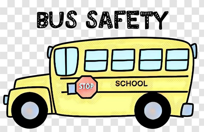 Cartoon School Bus - Safety - Car Yellow Transparent PNG
