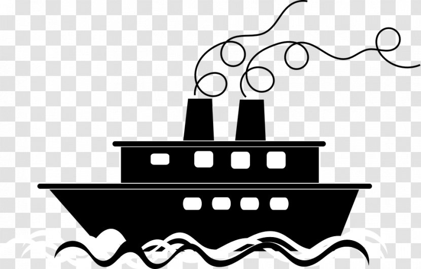 Clip Art Cruise Ship Vector Graphics Openclipart - Boat Transparent PNG