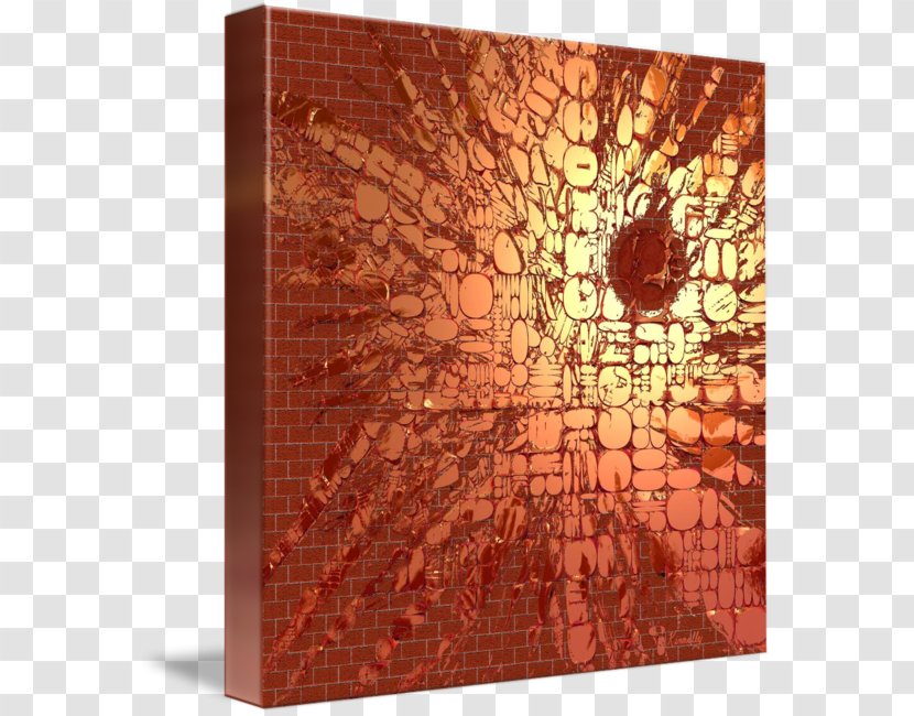 Modern Art Wood Stain Rectangle Transparent PNG