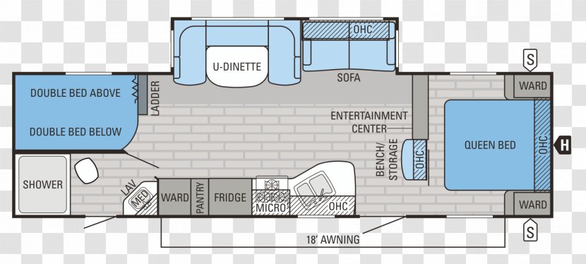 Jayco, Inc. Campervans Caravan Trailer Floor Plan - Brake Controller - Floorplan Transparent PNG