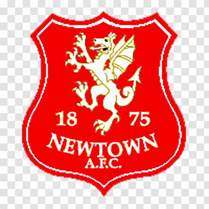 Newtown A.F.C. Logo Christmas Ornament Font - Red - Text Transparent PNG