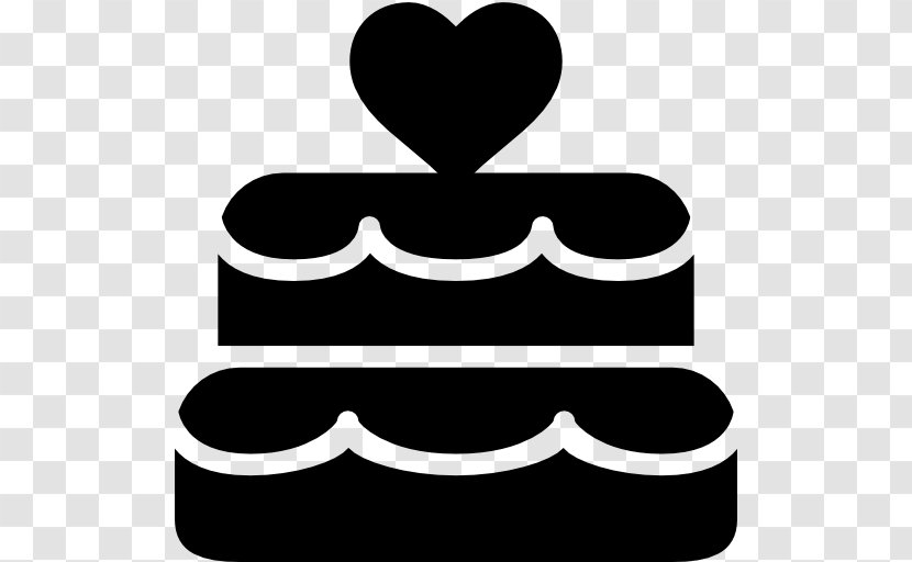 Wedding Cake Cupcake Birthday - Symbol - Cakesblackandwhite Transparent PNG