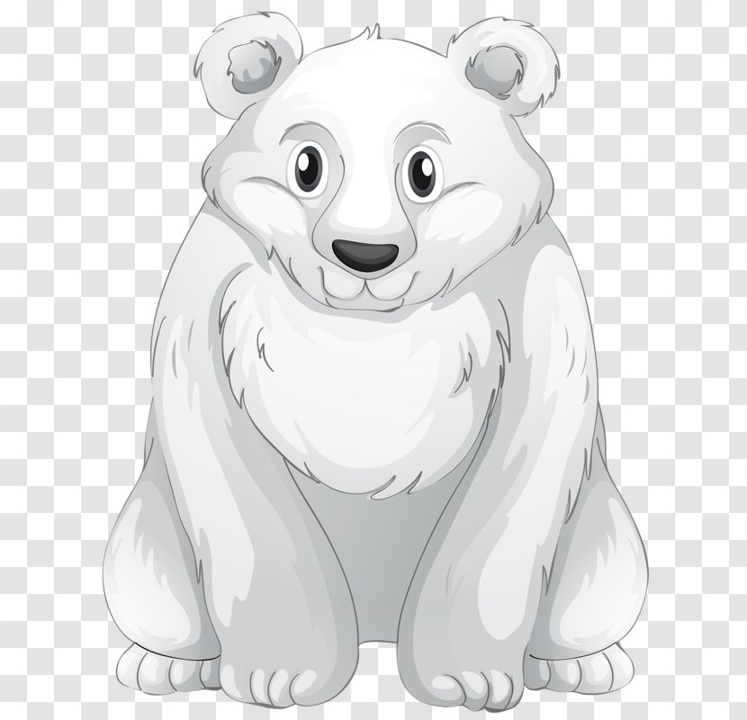 Polar Bear Drawing Clip Art - Cartoon Transparent PNG
