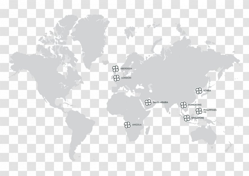 World Map Mercator Projection Mapa Polityczna - Depositphotos Transparent PNG