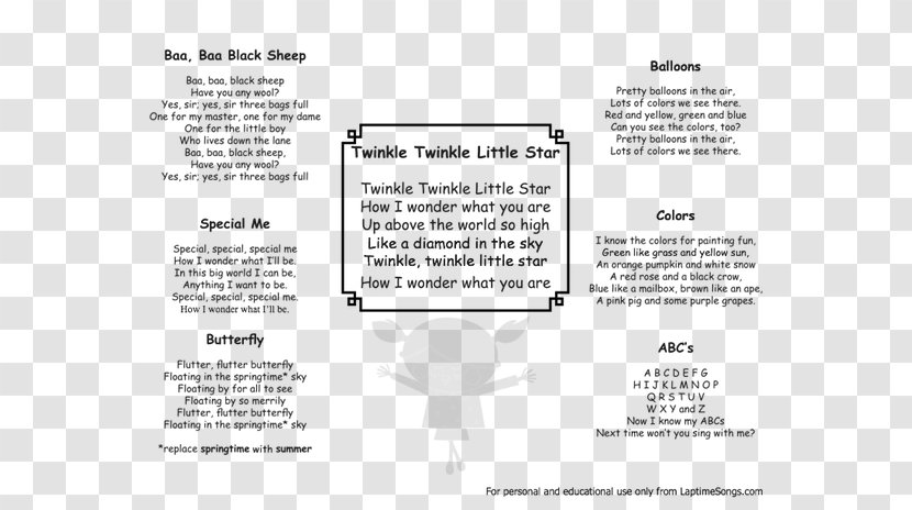 Document Line Brand - Twinkle Little Star Transparent PNG