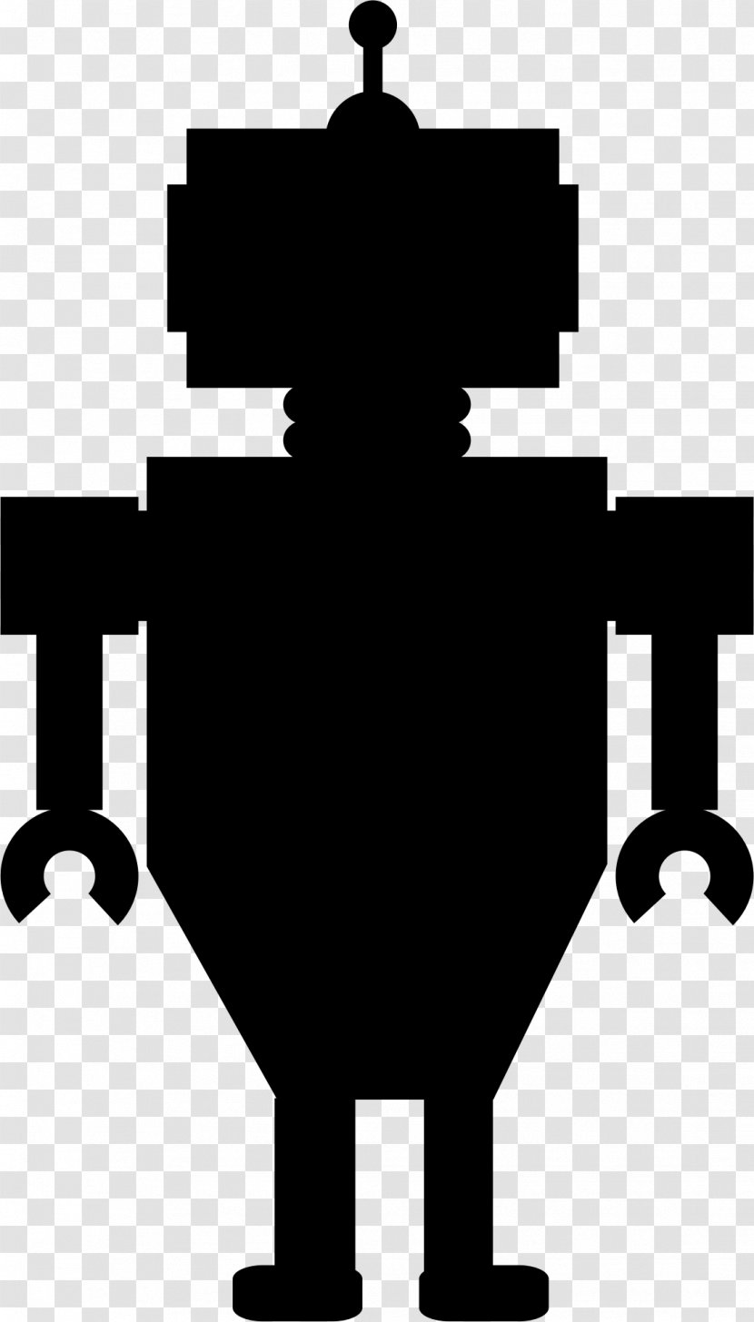 Image Robot Clip Art - Human - Blackandwhite Transparent PNG