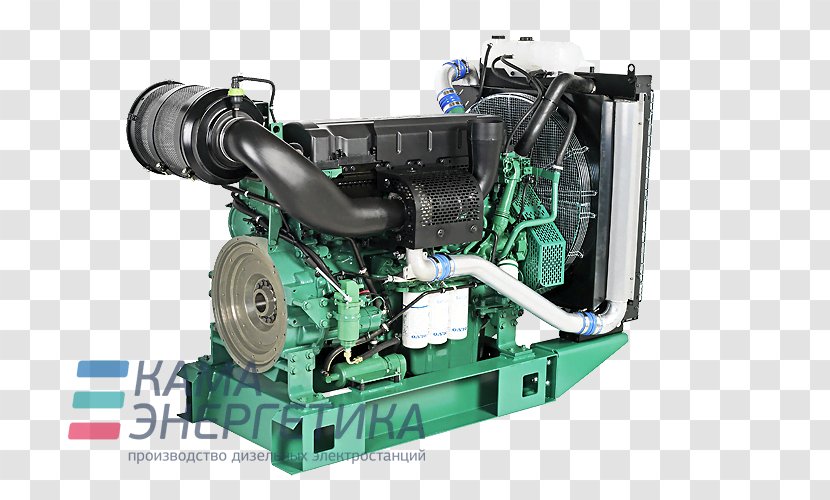 Electric Generator AB Volvo Diesel Engine Transparent PNG