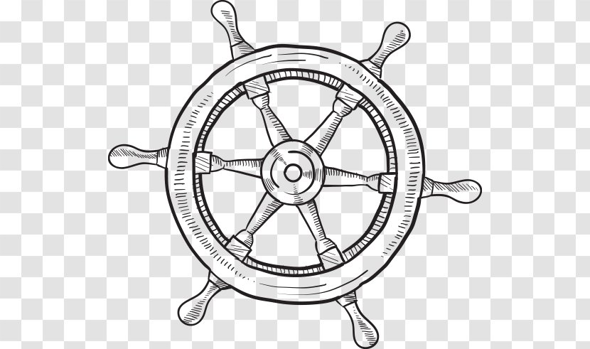 Ship's Wheel Motor Vehicle Steering Wheels Drawing Anchor - Ship Transparent PNG