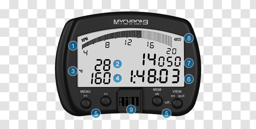 Data Logger Sensor Gauge Car Diagram - Operating Weight Transparent PNG