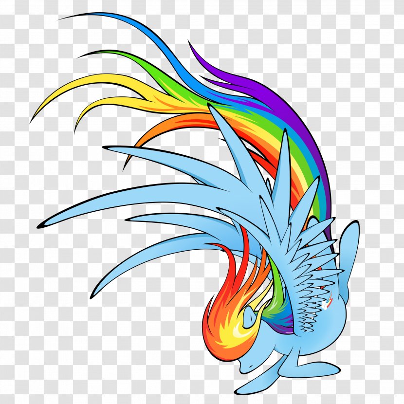 Rainbow Dash Applejack My Little Pony Illustration - Beak - Kal Vector Transparent PNG