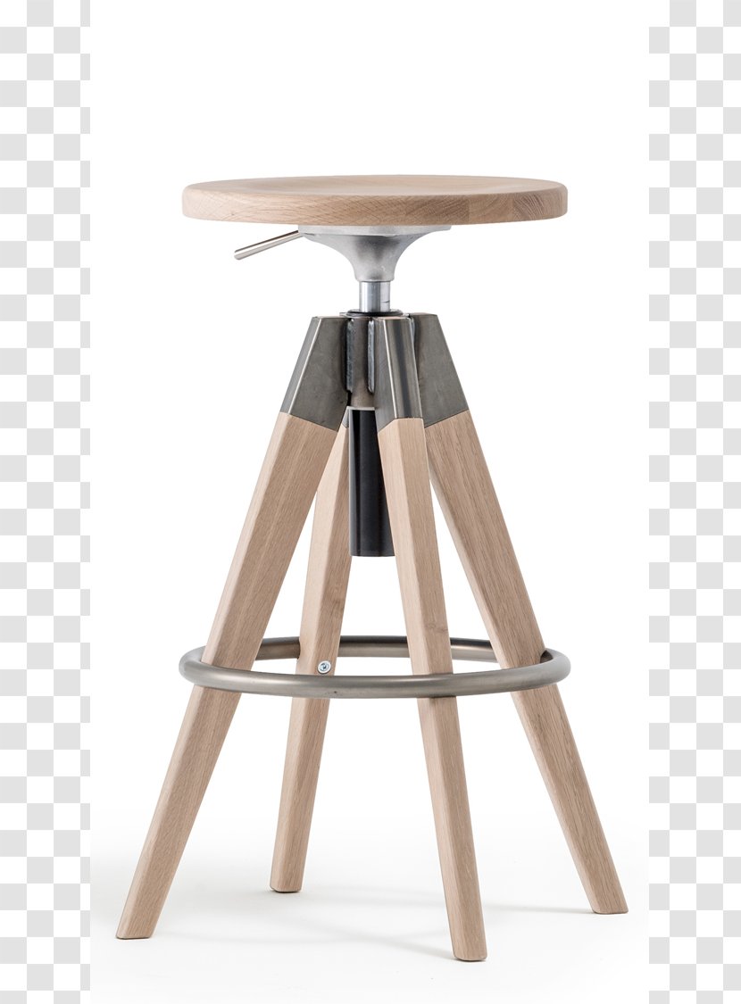 Bar Stool Table Seat Wood - Metal - Four Legs Transparent PNG