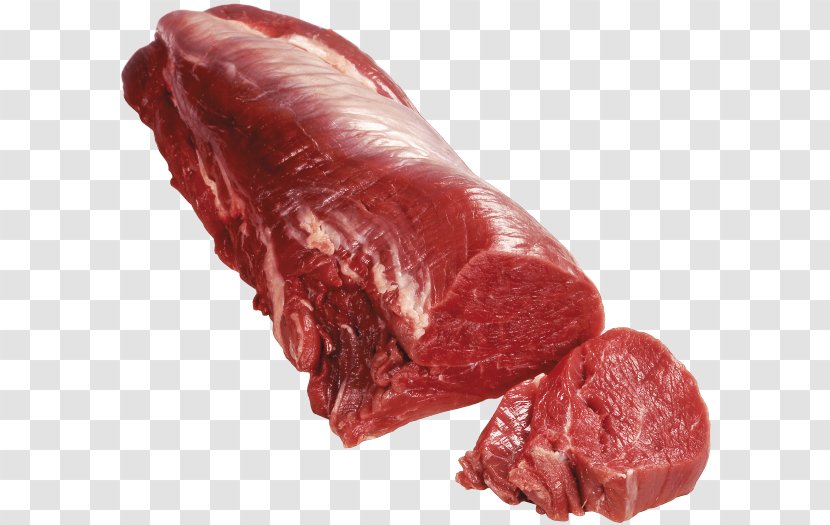 Cattle Beef Tenderloin Sirloin Steak - Watercolor - Meat Transparent PNG