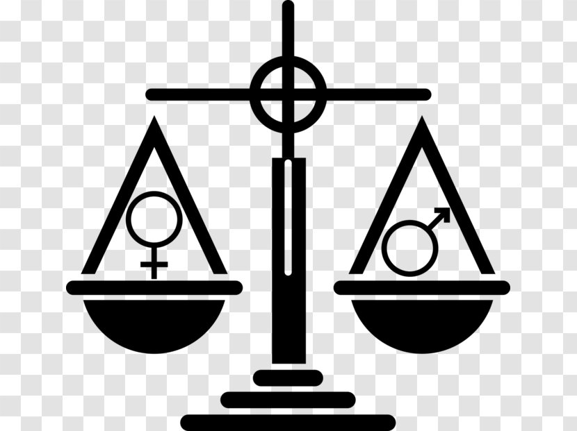 Gender Equality Inequality Symbol - Man - Woman Transparent PNG