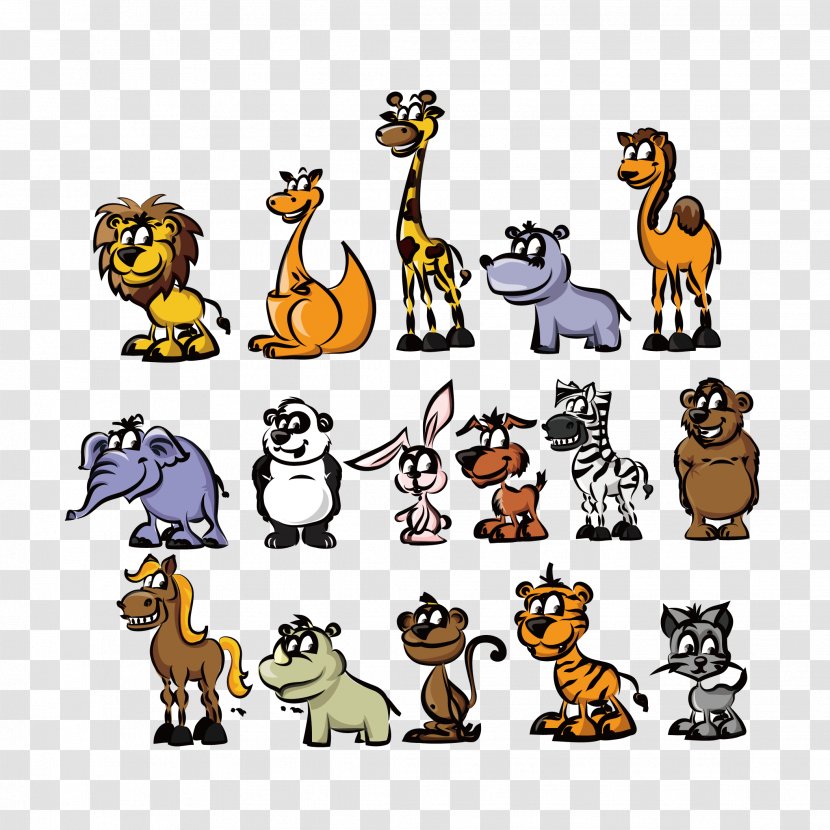 Giraffe Cartoon Wildlife Animal - Cute Little Transparent PNG