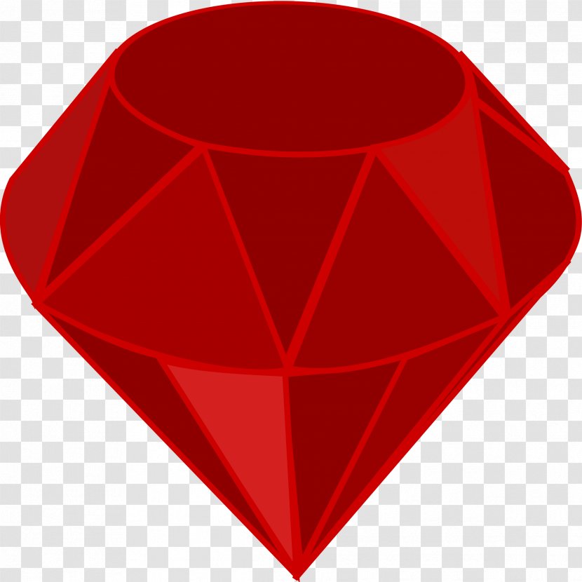 Ruby Gemstone Diamond Clip Art - Garnet Transparent PNG
