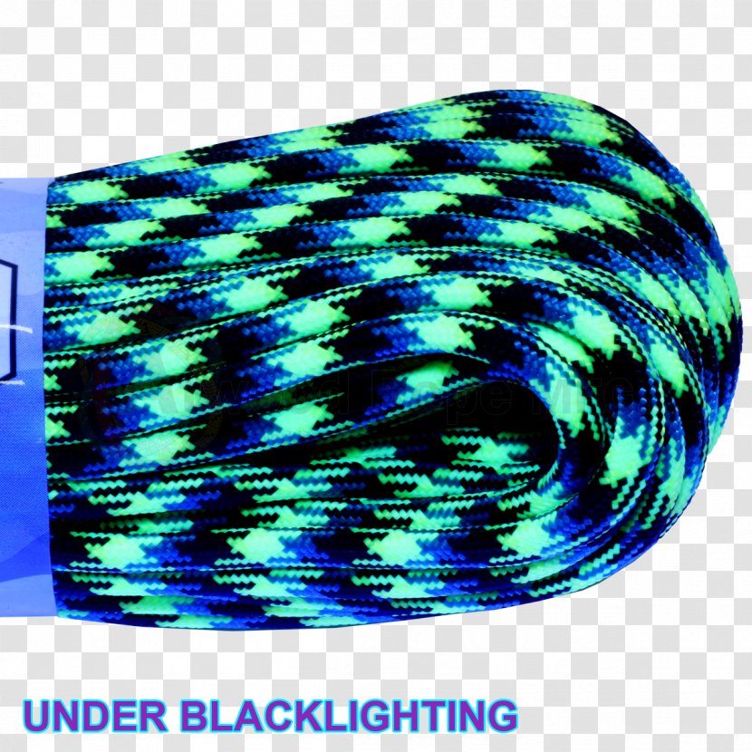 Rope Font - Electric Blue Transparent PNG