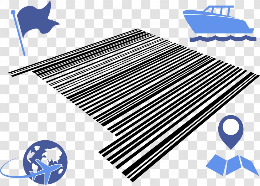 Airplane Barcode Scanners 2D-Code - Inventory Management Software Transparent PNG
