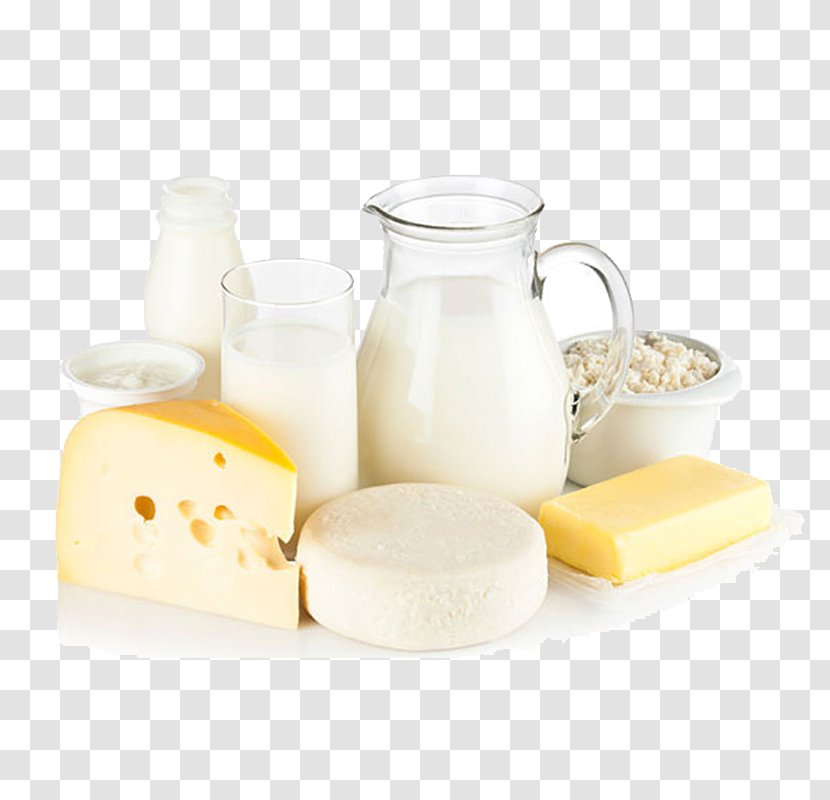Milk Vegetarian Cuisine Dairy Products Cream - Lactose Transparent PNG