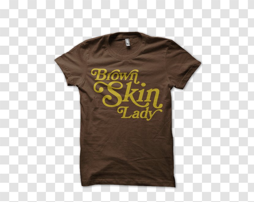 Printed T-shirt Candlebox - Mockup - Brown Skin Transparent PNG