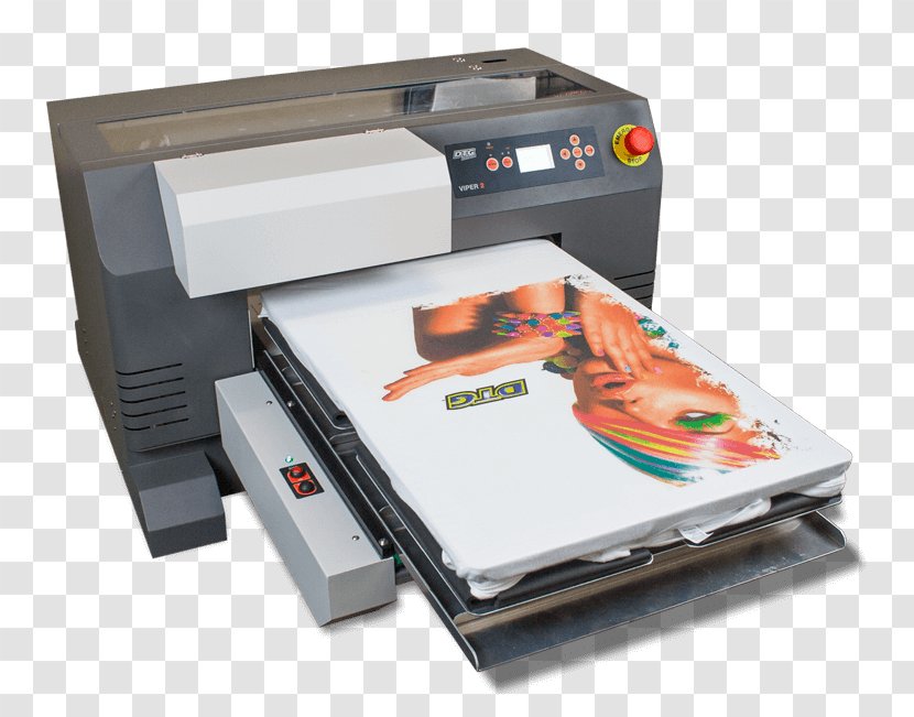 Inkjet Printing Direct To Garment Printer Screen Transparent PNG
