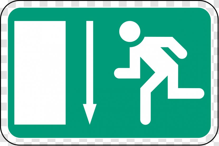 Emergency Exit Occupational Safety And Health Sign Fire - Regulation Transparent PNG