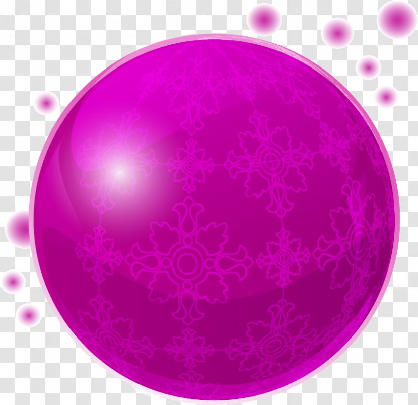 Circle Ball Sphere - Violet - Vector Transparent PNG