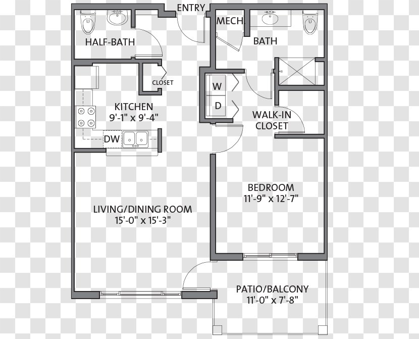 Floor Plan Paper Angle - Design Transparent PNG