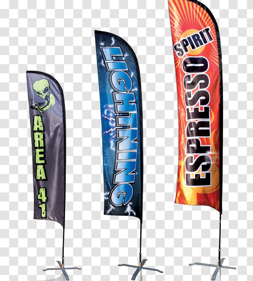 Banner Printing Flag Textile Marketing - Outofhome Advertising - Mock-up Transparent PNG