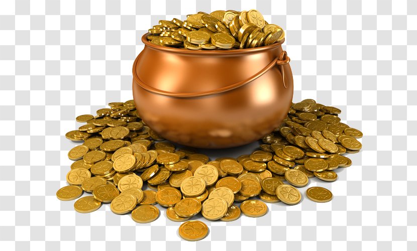Gold Coin Stock Photography - Superfood - Pot Transparent PNG