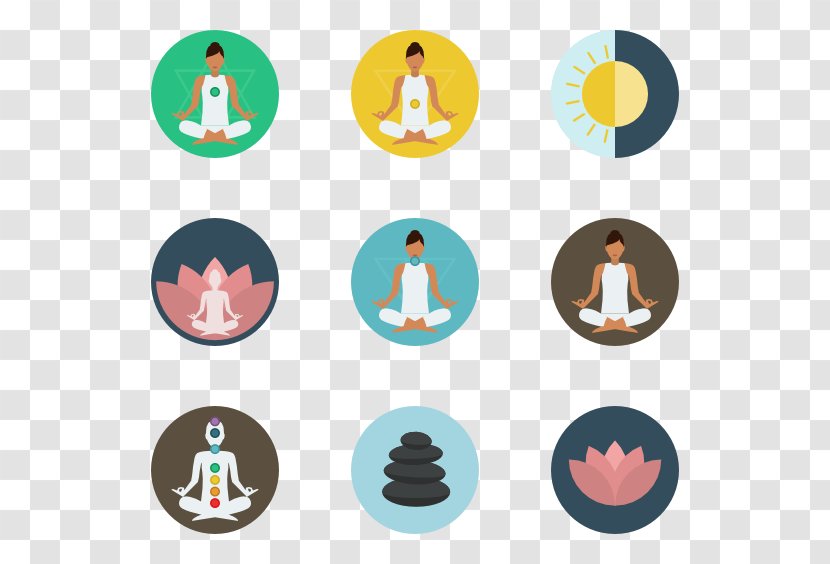 Yoga Icon - Video Clip - Relax Clipart Transparent PNG