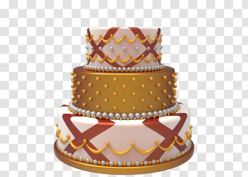 Birthday Cake Torte Ice Cream Buttercream Transparent PNG