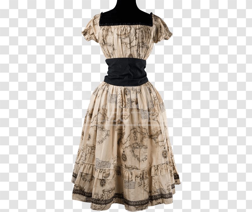 Steampunk Cocktail Dress Corset Victorian Fashion - Goth Subculture Transparent PNG