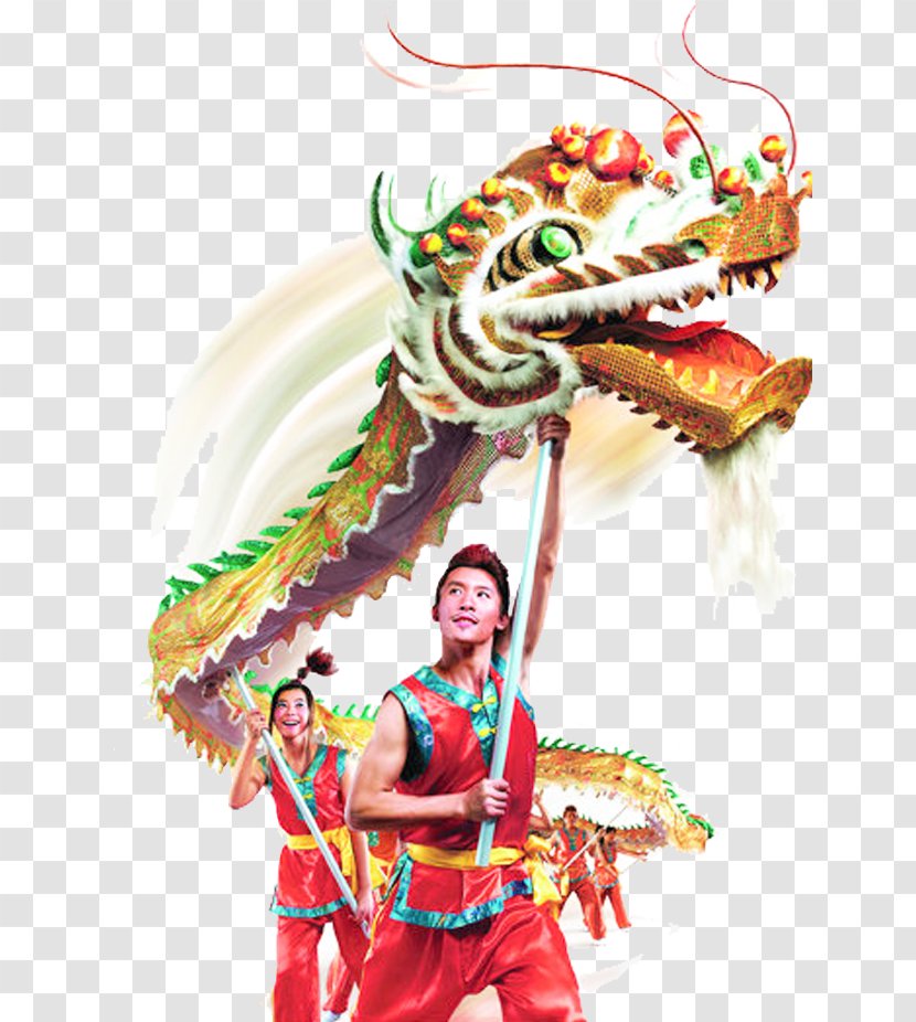 Tongliang District Dragon Dance Lion Chinese New Year Transparent PNG