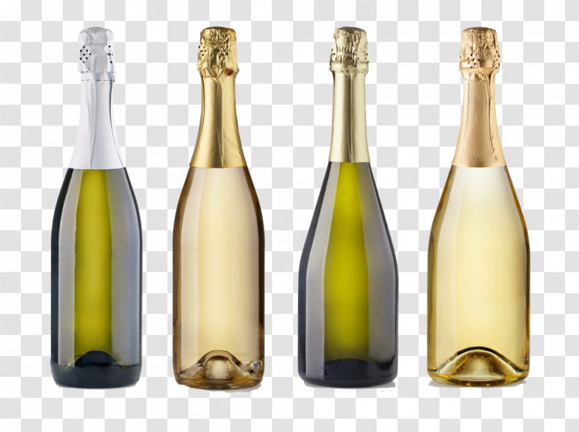 Champagne Sparkling Wine Beer Bottle Transparent PNG