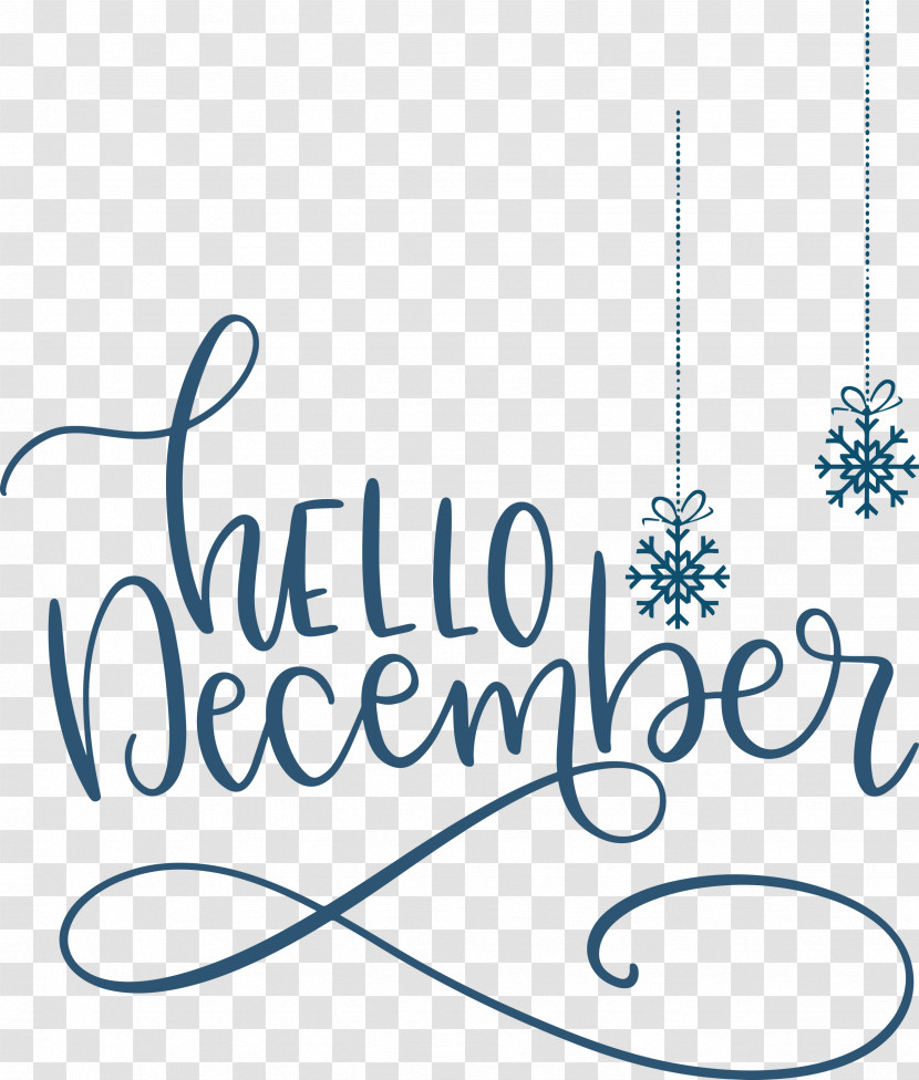 Hello December Winter Transparent PNG